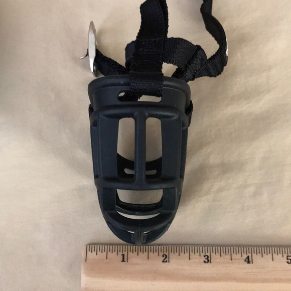 Baskerville dog Muzzle Black plastic & fabric box - Picture 7 of 11